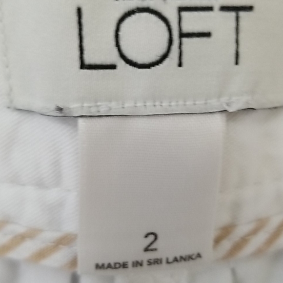 Loft cotton white shorts - Picture 3 of 3